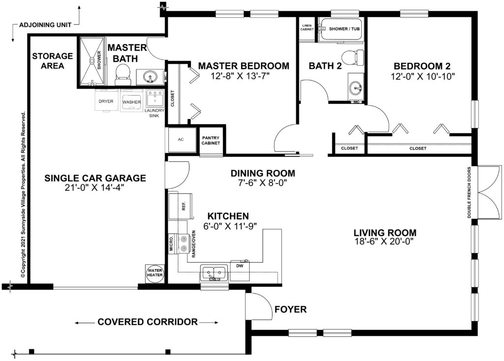 Extended Unit Two Floor Plan